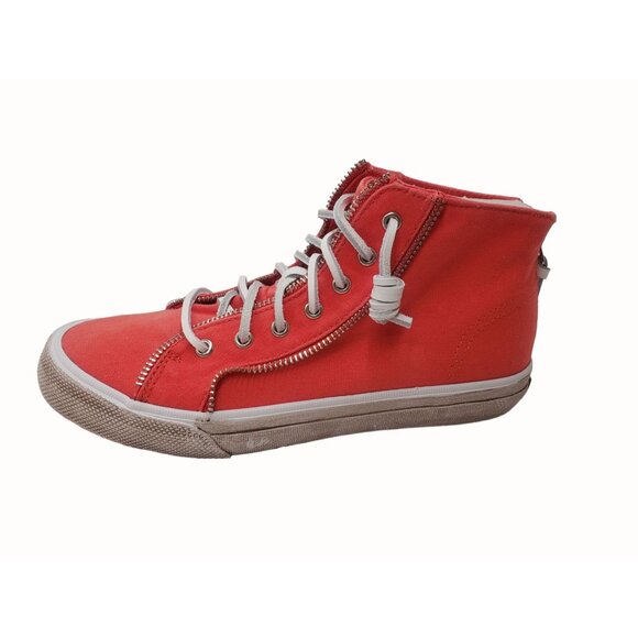 Sperry Women's X Rebecca Minkoff Fashion Boot High Top Canvas Sneaker Size 7.5M - Picture 3 of 7